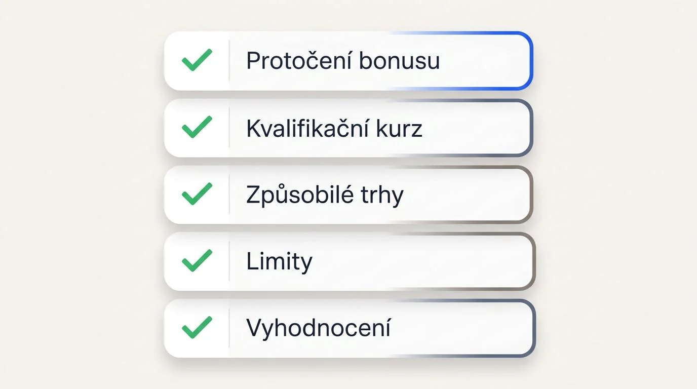Podmínky bonusu pro výběr peněz